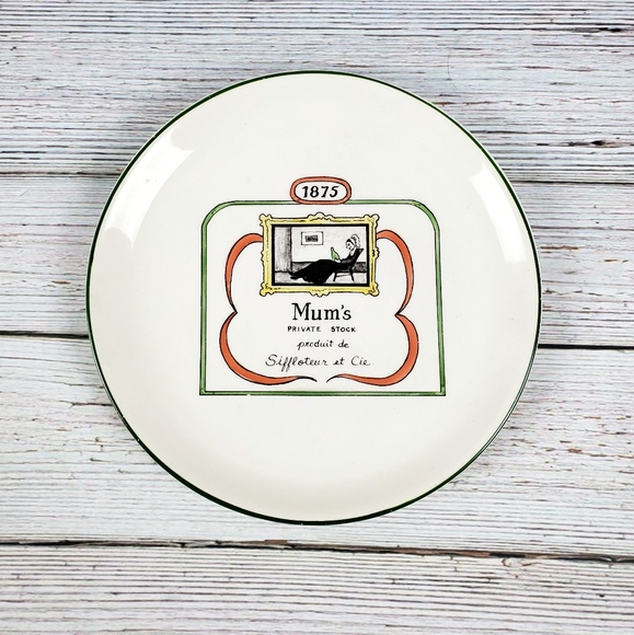 Delano Studios Mum's Private Stock Dessert Plate - Picture 1 of 3